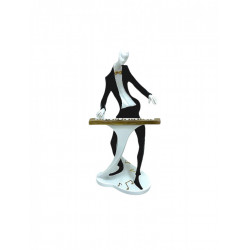 Statueta moderna muzicant la orga in costum negru 