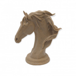 Statueta bust cal bej