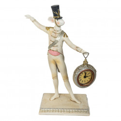 Statueta Vintage  Rege Soricel Cu Ceas