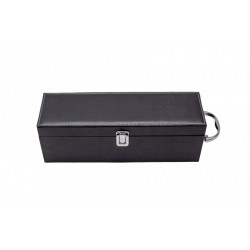 Cutie neagra pentru vin cu accesorii inchisa