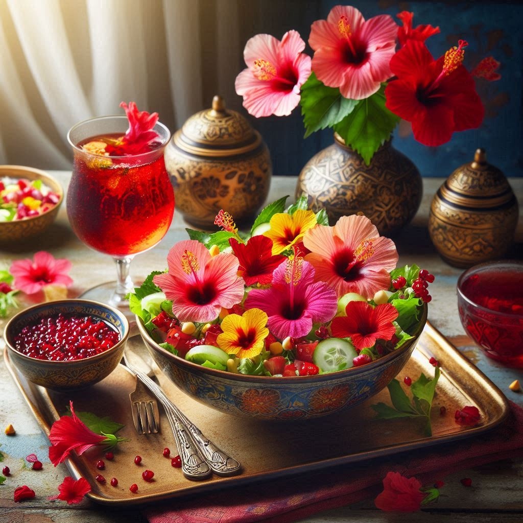 Flori de hibiscus