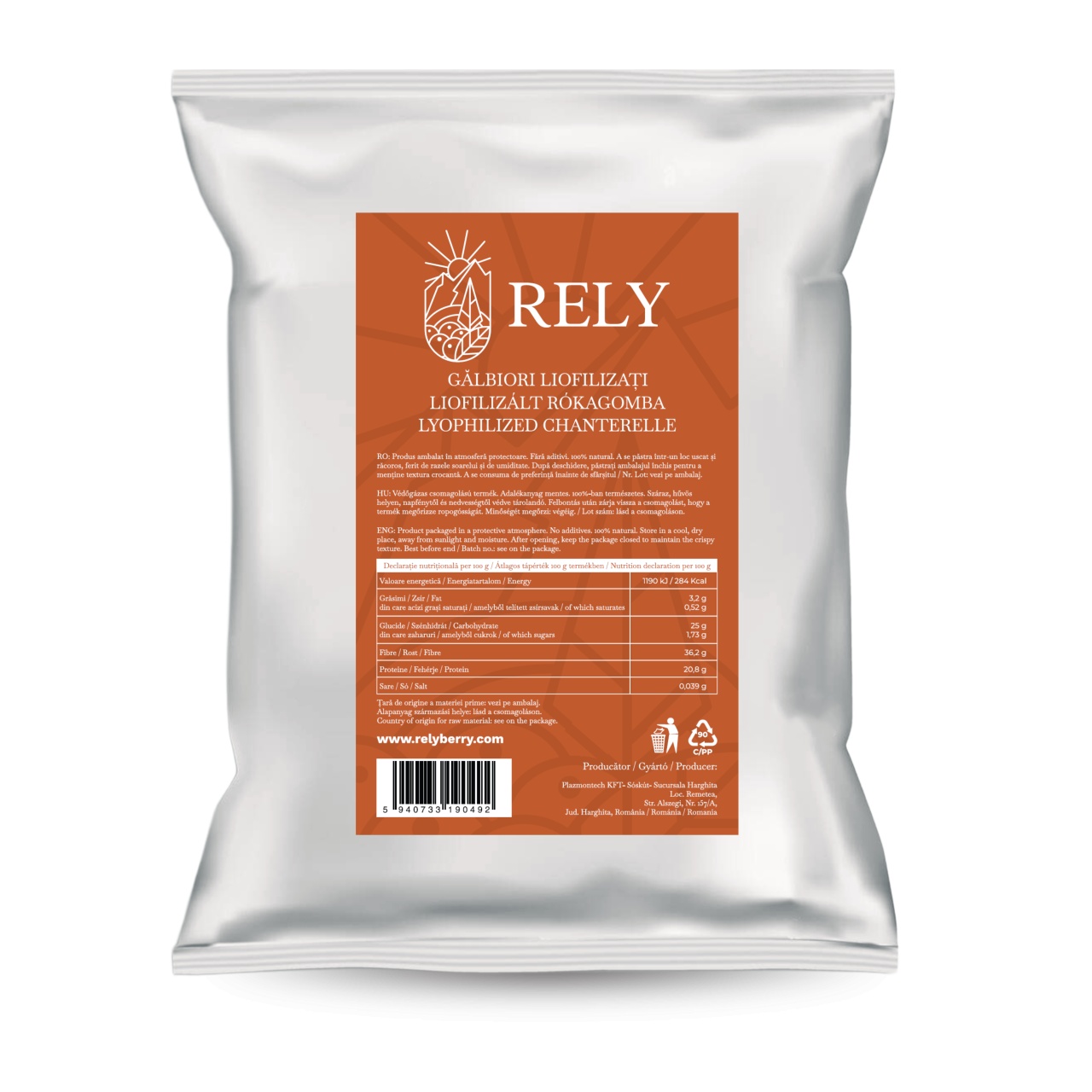 Galbiori Liofilizati Intregi, Rely, 250g
