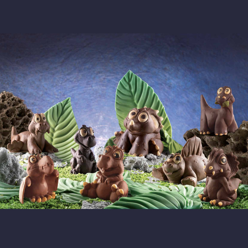 Mulaj Silicon Dinozaur Pui de Tropeognatus, Ø 11.5 x H 12 cm