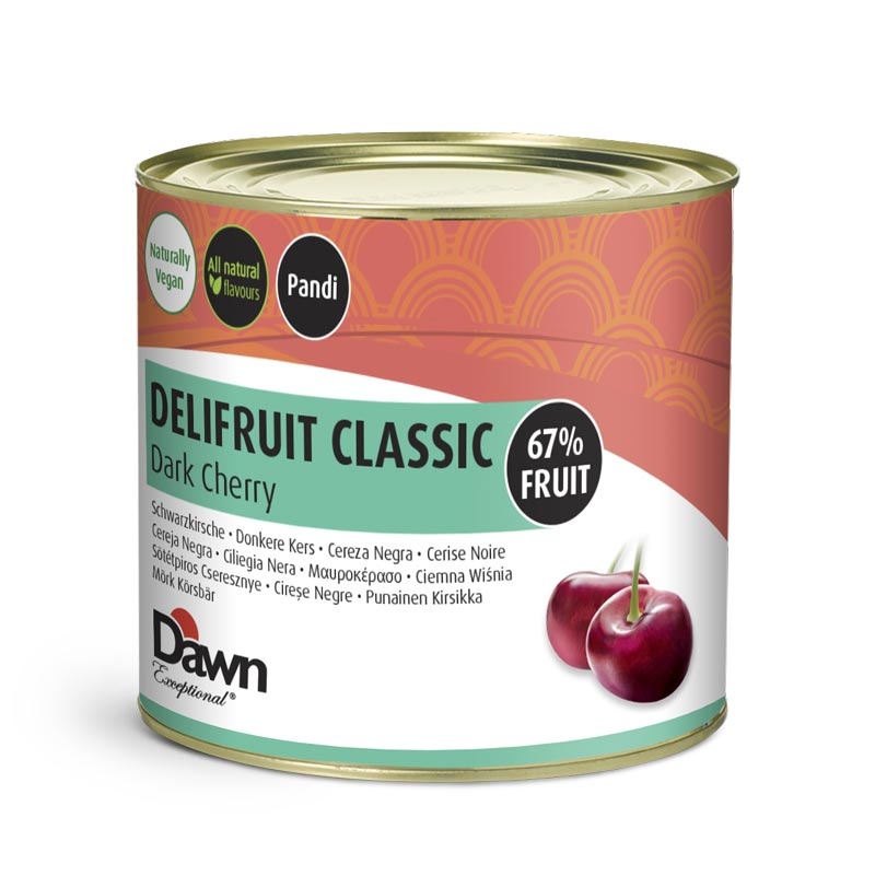 Umplutura Cirese Negre 67% Delifruit Classic Dawn, 2.7 kg