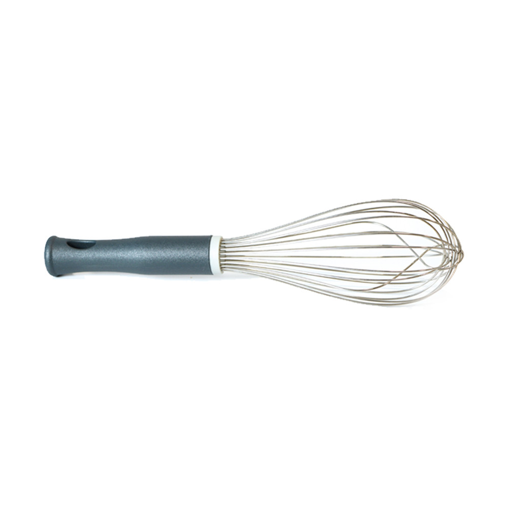 Tel din Inox cu 6 Spire si Agatator, Maner Plastic cu Fibra de Sticla, L 45 cm