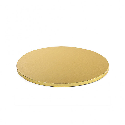 Кръгла чиния за торта Satin Gold, Ø 36 x H 1,2 cm