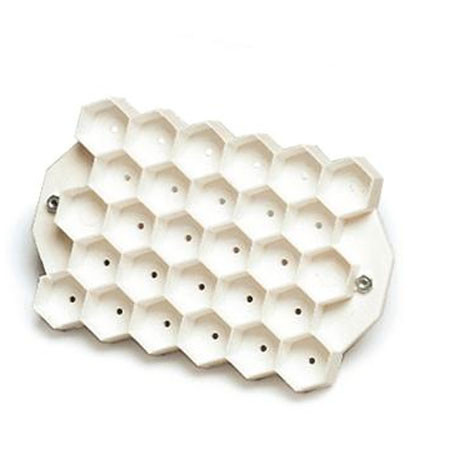 Малки кифлички и кифлички Кифлички, Голяма шарка на пчелна пита, 14 x 11 cm