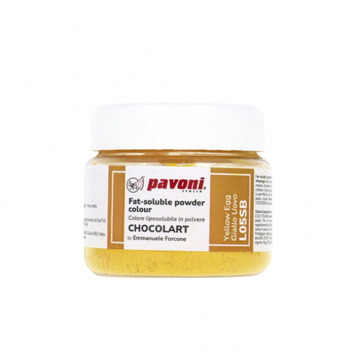Мастноразтворим хранителен оцветител на прах, CHOCOLART Yellow-Ou, 40 gr