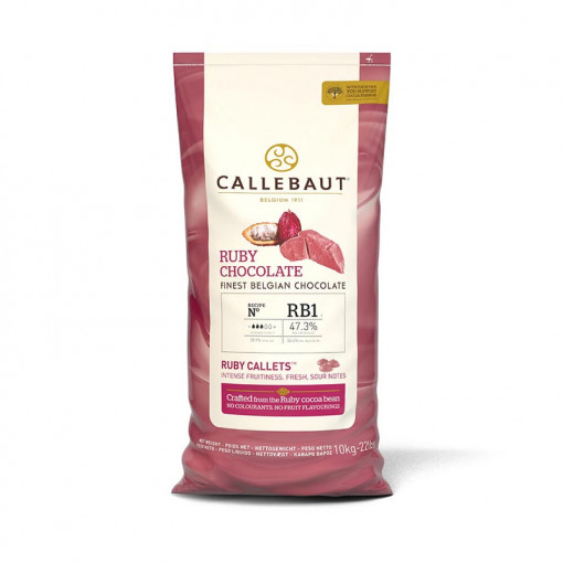 Рубинен шоколад 47,3% Barry Callebaut, 10 кг