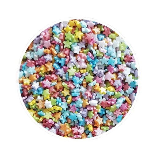 СПРИНКЛИ ЗВЕЗДИ ЦВЕТОВЕ 170gr