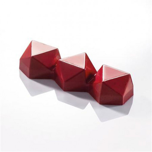 Форма от поликарбонат 8 закуски Шоколад Модерен бон, 27,5x17,5 cm