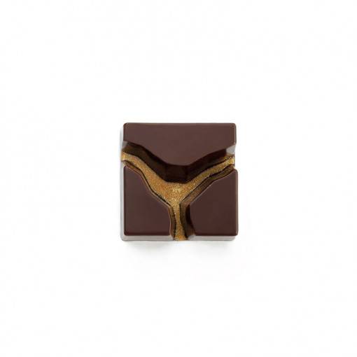 Форма от поликарбонат Davide Comaschi Range 18 Praline Chocolate Abyss, 3,1 x 1,1 x H 1,25 cm, 10 гр.