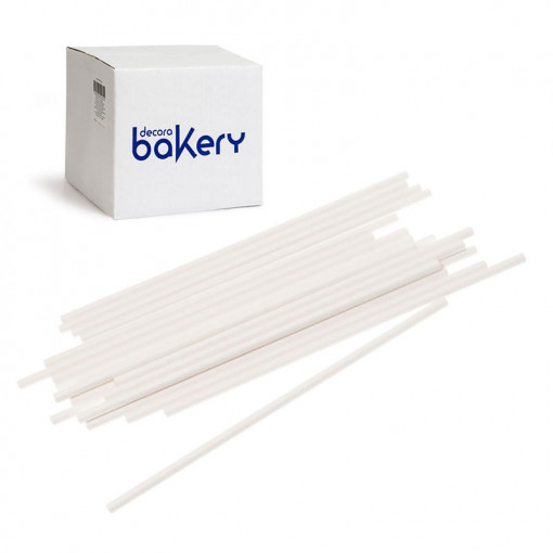 Хартиени пръчици за хранене LolliPops / CakePops, Ø 0,4 x Ш 30,4 cm, комплект 4100 бр.