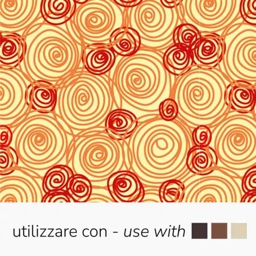 30 darabos transzferlap készlet Csokoládé Rubin és bronz, 34 x 26,5 cm