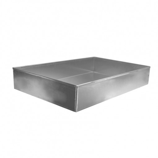 Aluminium Tray - 4 Edges, 60 x 40 x H 6 cm