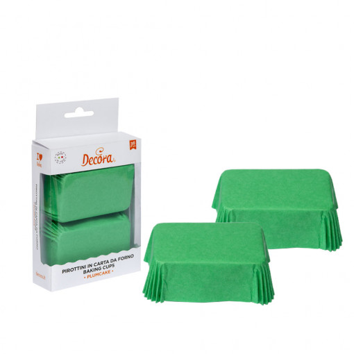 Chese Dreptungh. Paper Green 8 x 5 x H 3.2 cm, 36 pcs
