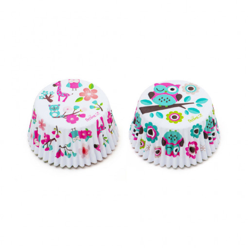 Chese L papír papír zsiráf és bagoly, R 5 x H 3,2 cm, 36 db