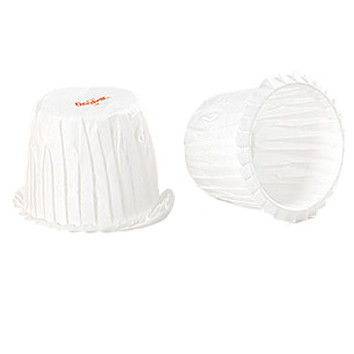 Chese S krepp papír fehér, Ø 3 x H 3,5 cm, 35 db