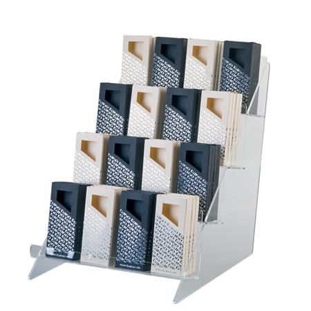 Chocolate Bar Holder, 1 Sided Display, Transparent Plexiglas, 41 x 31.5 x H 37 cm
