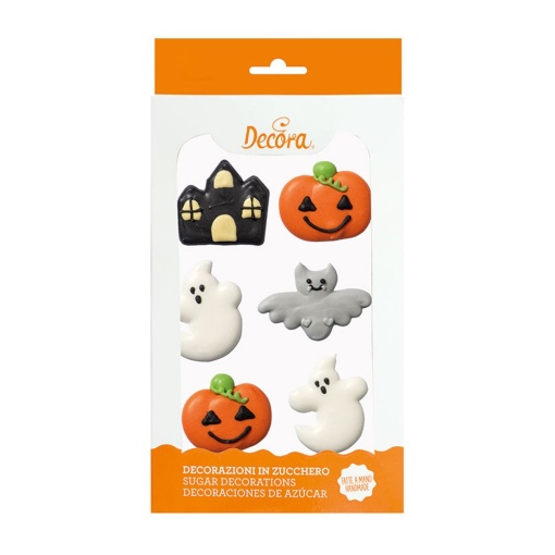Decor Sugar - Halloween Fantasy figurák Ø 3,5 cm, 4 modell, 6 db