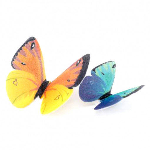 Decor Vafa - Butterflies 12 patterns Ø 5 - 6.5 cm, 96 pcs