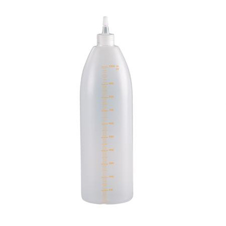 Flacon Gradat 1000 ml Dozare Lichide si Plating, Plastic Semitransparent