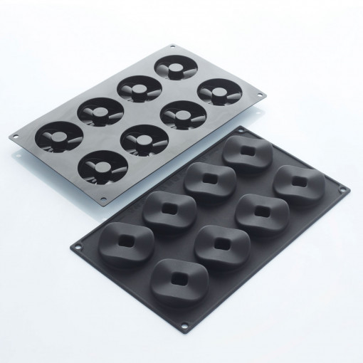 Forma Silicon Cilindru Ø 6 x H 1.7 cm, 8 cavitati, 30 ml