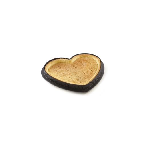Heart Tart 20.5 x 19 x H 2 cm - Thermoplastic Microperforated Frame
