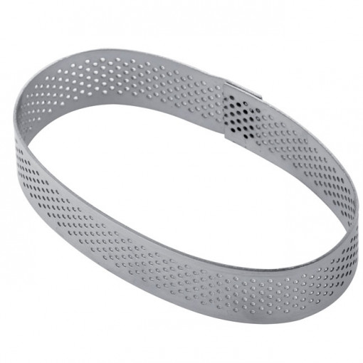 Microperforated Oval Tarte Frame, 9.2x5.4xH2cm