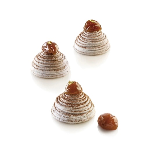 Montblanc Силиконова форма Ø 7,4 x H 4,2 cm, 6 кухини x 105 ml