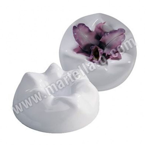 Orhidee - Suporturi Plastic Formare si Uscare Floare Ø 13.2 x H 5.5 cm, Set 4 Buc
