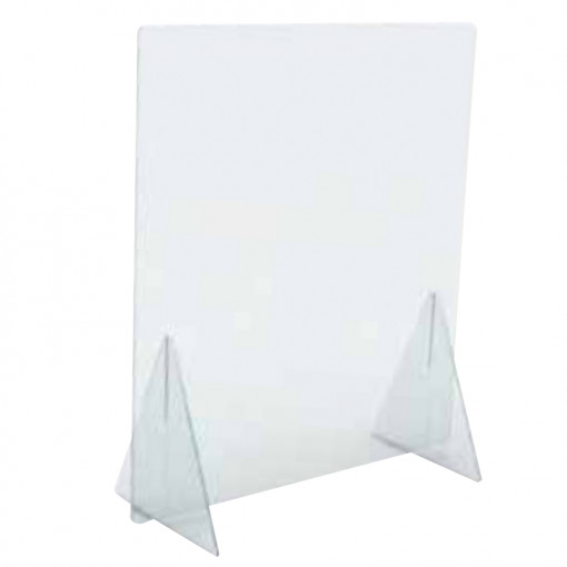 Paravan Protectie si Anticontagiune Colturi Drepte fara Fereastra, L80xH70xAd30cm