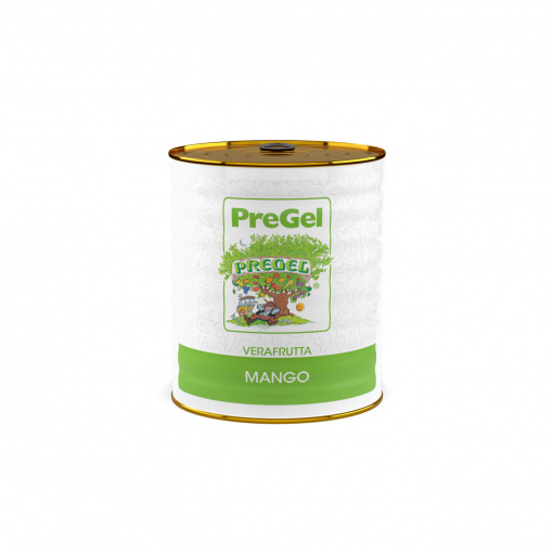 Piure cu Bucati Mari Fructe Inghetata/Sorbeto Verafrutta Mango PreGel, 1.5 kg
