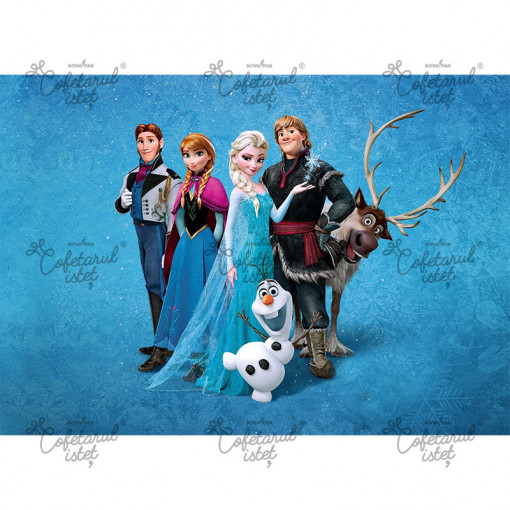 Printed Sugar Paste Frozen Model 3, A4 - Confectioner Istet