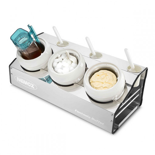Professional Display and Storage Buffet White FANTASIA BUFFET