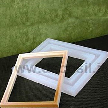 Rectangular Silicone Rectangular Frame, 19.5 x 15.5 x H 1 cm