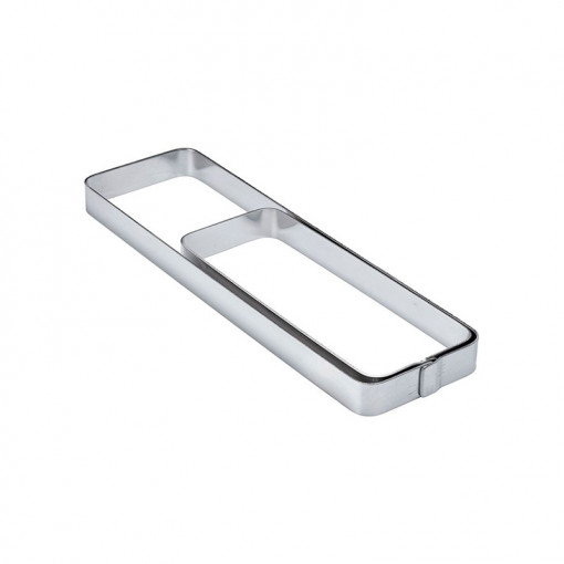 Rectangular Stainless Steel Rectangular Rectangular Corners 8x28xH2cm