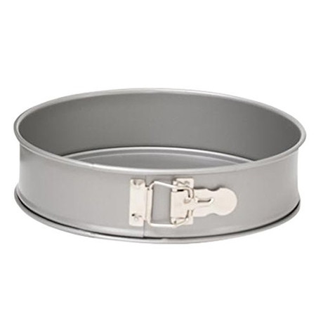 Round Round Tray with Straight Edges and Removable Base, Ø 28 x H 7 cm, Non-stick Steel