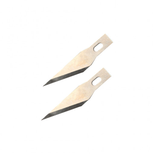 Rozsdamentes acél pengék, fém szike, 3 x 0,9 cm, 10 db-os készlet