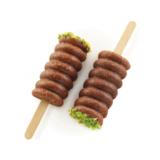 Silicone Ice Cream mould Tango, 2 moulds x 6 cavities 9.2 x 4.5 x H 2.75 cm, 90 ml, 50 sticks