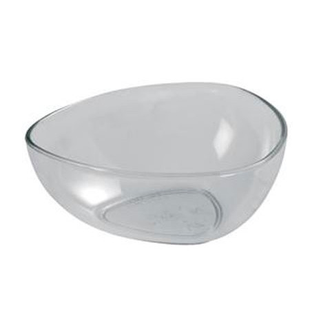 Small Bowls Ø 7.5 x H 3 cm, Transparent Plastic, Set 100 pcs