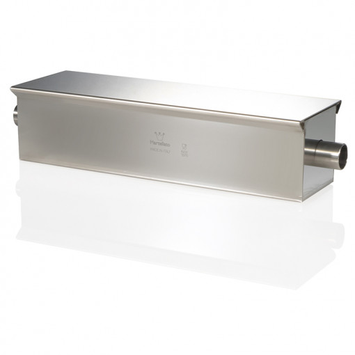 Stainless steel baking tin, Geometric pattern, 6 x 25 x H 6 cm, vol. 900 ml