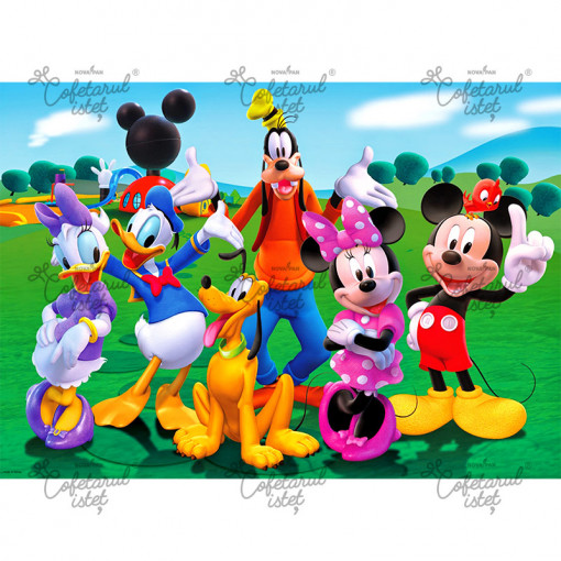 Sugar Paste printed Mickey Mouse Club Mickey Mouse Model 1, A4 - Confectioner Istet