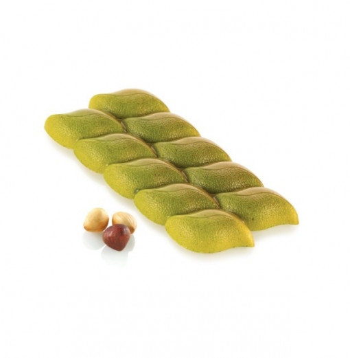 Tablete Ciocolata 14.3 x 6 x H 1.3 cm - Matrita policarbonat Riflesso, 3 cavitati (CH041), 77 gr