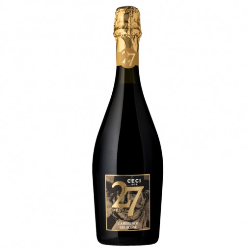 Вино 27 Opere Lambrusco Bruscone Rosu Demisec - Cantine Ceci - 0.75 L