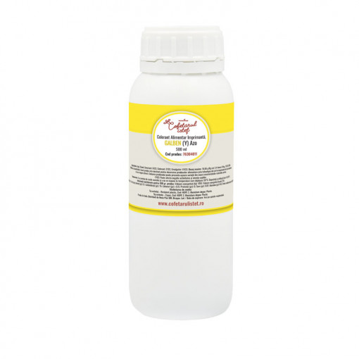 Оцветители за храни Оцветител за храни - жълт (Y) азо, 500 ml