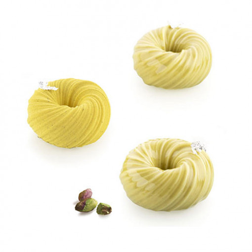 Силиконова форма Intreccio Ø 7,5 x H 3,5 cm, 6 кухини, 105 ml