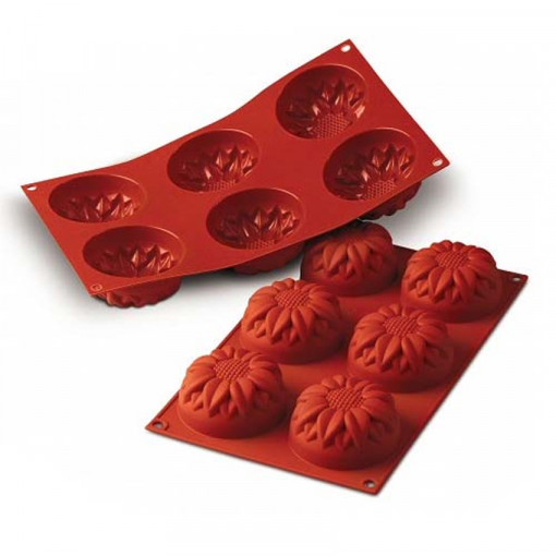 Силиконова форма Narcisa Ø7,6xH4cm, 6 кухини (SF075)