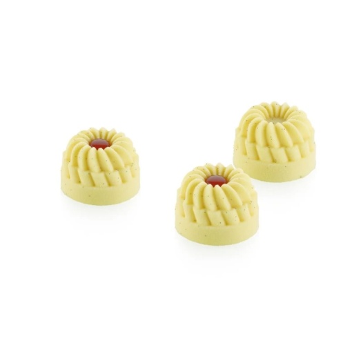 Силиконова форма Pleincoeur Кръгла Ø 4 x H 2,7 cm, 15 кухини x 27 ml