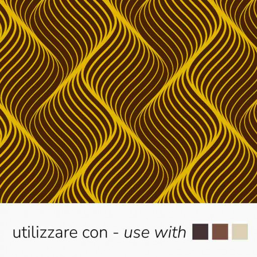 30 darabos transzferlap készlet Csokoládé dekor csokoládé sárga, 34 x 26,5 cm